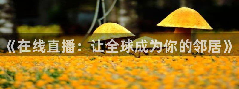 看球吧直播免费观看：《在线直播：让全球成为你的邻居》